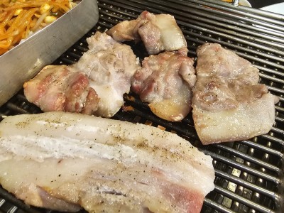 韓国風豚バーベキュー食べてみよう
